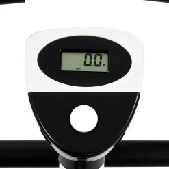 vidaXL Fitness Y Musculación-Bicicleta estática con resistencia de cinta negra