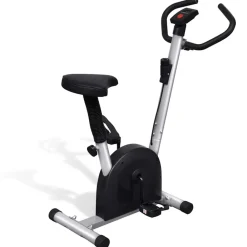 vidaXL Fitness Y Musculación-Bicicleta estática con sillín