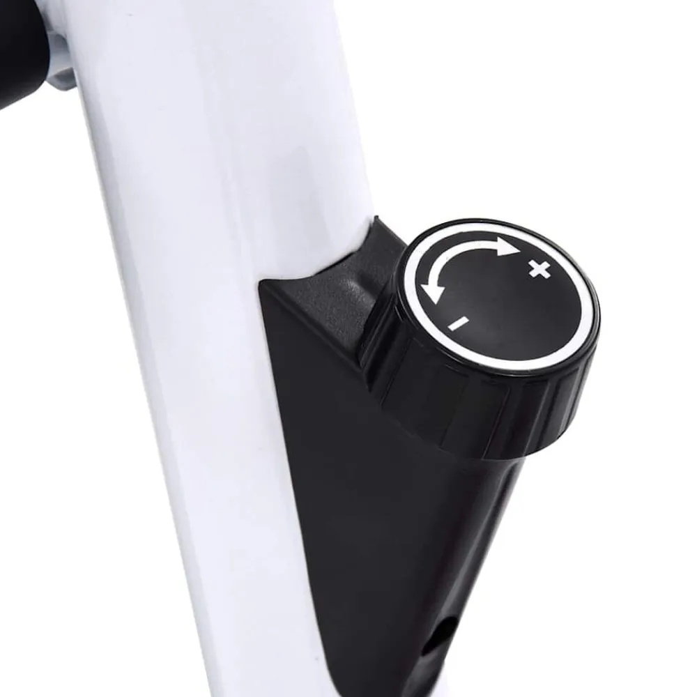 vidaXL Bicicleta estática con resistencia de cinta morada Morado Outlet