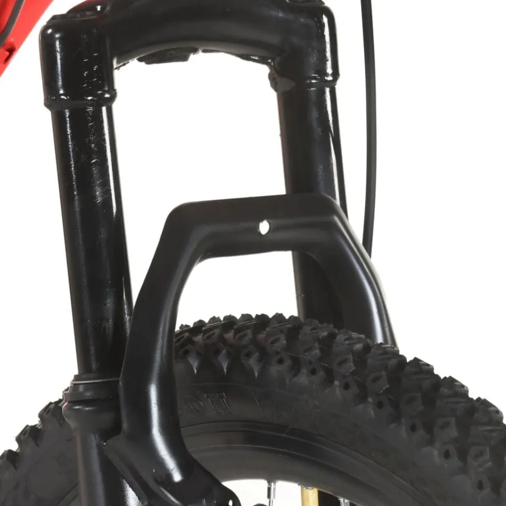 vidaXL Bicicleta montaña 21 velocidades 27,5 pulgadas rueda 38 cm Rojo Hot