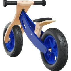 vidaXL Bicicleta sin pedales para niños con neumáticos de aire Azul Best