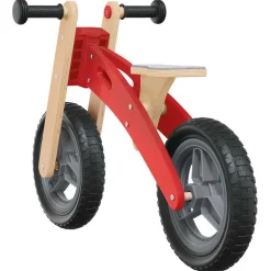 vidaXL Bicicleta sin pedales para niños Rojo New