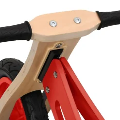 vidaXL Bicicleta sin pedales para niños con neumáticos de aire Rojo Sale