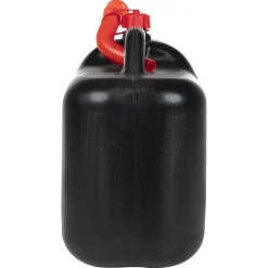 vidaXL Piezas Y Accesorios Para Vehículos-Bidón de combustible boquilla flexible 3 ud plástico negro 20 l