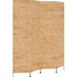 vidaXL Divisores De Ambientes-Biombo de 4 paneles jacinto de agua 163x180 cm
