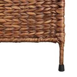 vidaXL Biombo de 3 paneles jacinto de agua marrón 122x180 cm Best