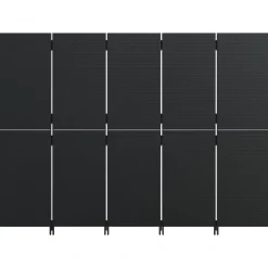 vidaXL Divisores De Ambientes-Biombo de 5 paneles ratán sintético