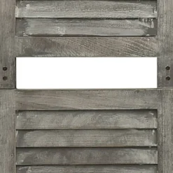 vidaXL Biombo de 6 paneles de madera maciza gris 214x166 cm Sale