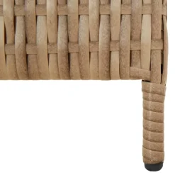 vidaXL Biombo de 5 paneles ratán sintético Beige Sale