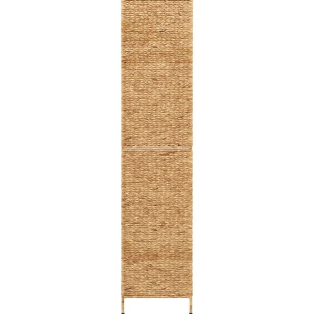 vidaXL Divisores De Ambientes-Biombo de 5 paneles jacinto de agua 205x180 cm