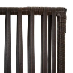 vidaXL Biombo de 3 paneles ratán sintético marrón Marrón