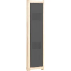 vidaXL Divisores De Ambientes-Biombo divisor 5 paneles de tela gris 200x170x4 cm