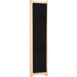 vidaXL Biombo divisor 3 paneles de tela negro 120x170x4 cm Outlet