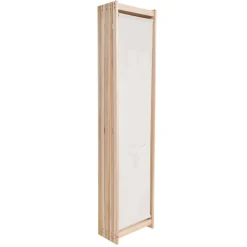 vidaXL Biombo divisor 5 paneles de tela crema 200x170x4 cm Hot