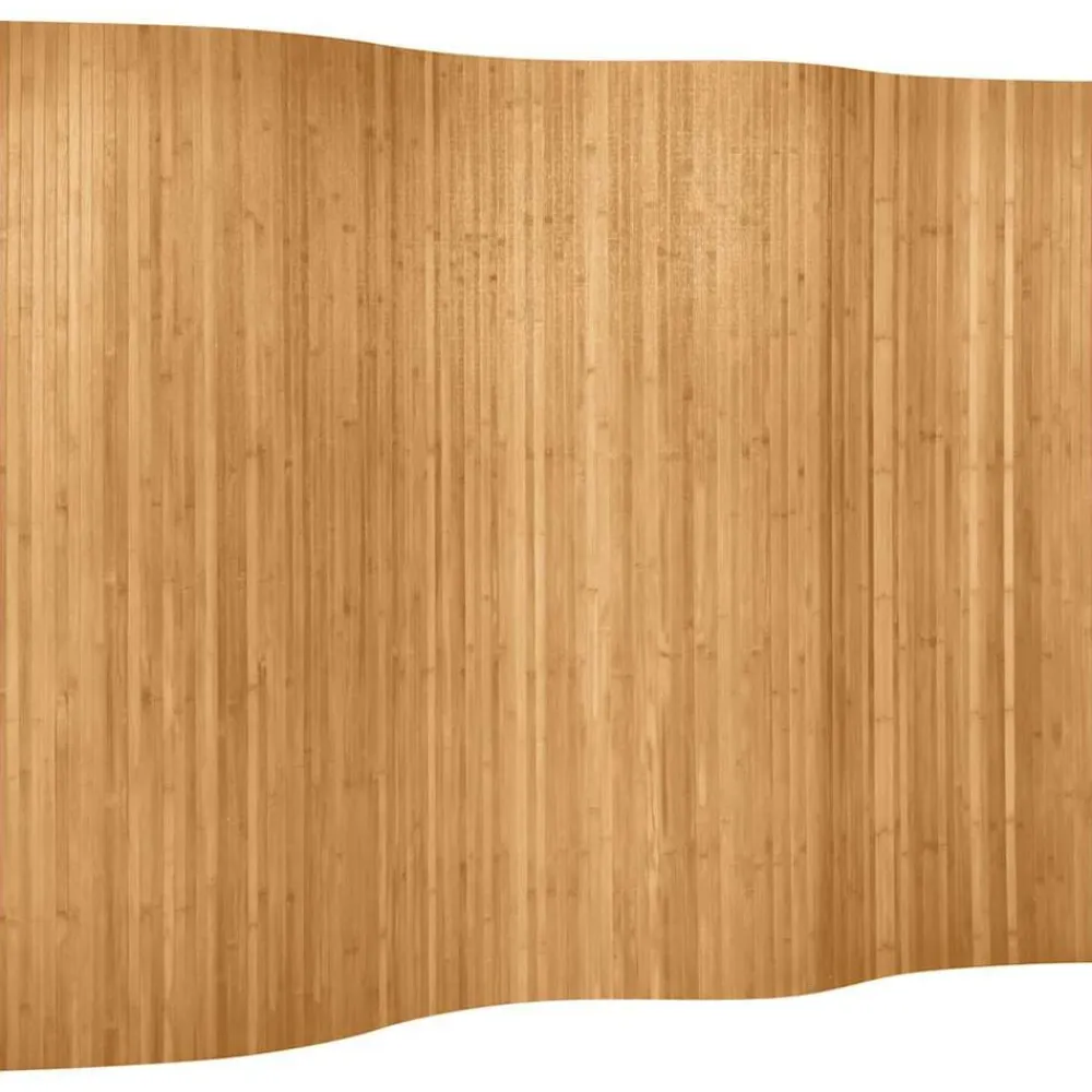 vidaXL Biombo divisor bambú ancho 250 cm alto 165 cm Natural New