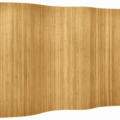 vidaXL Biombo divisor bambú ancho 250 cm alto 165 cm Natural New