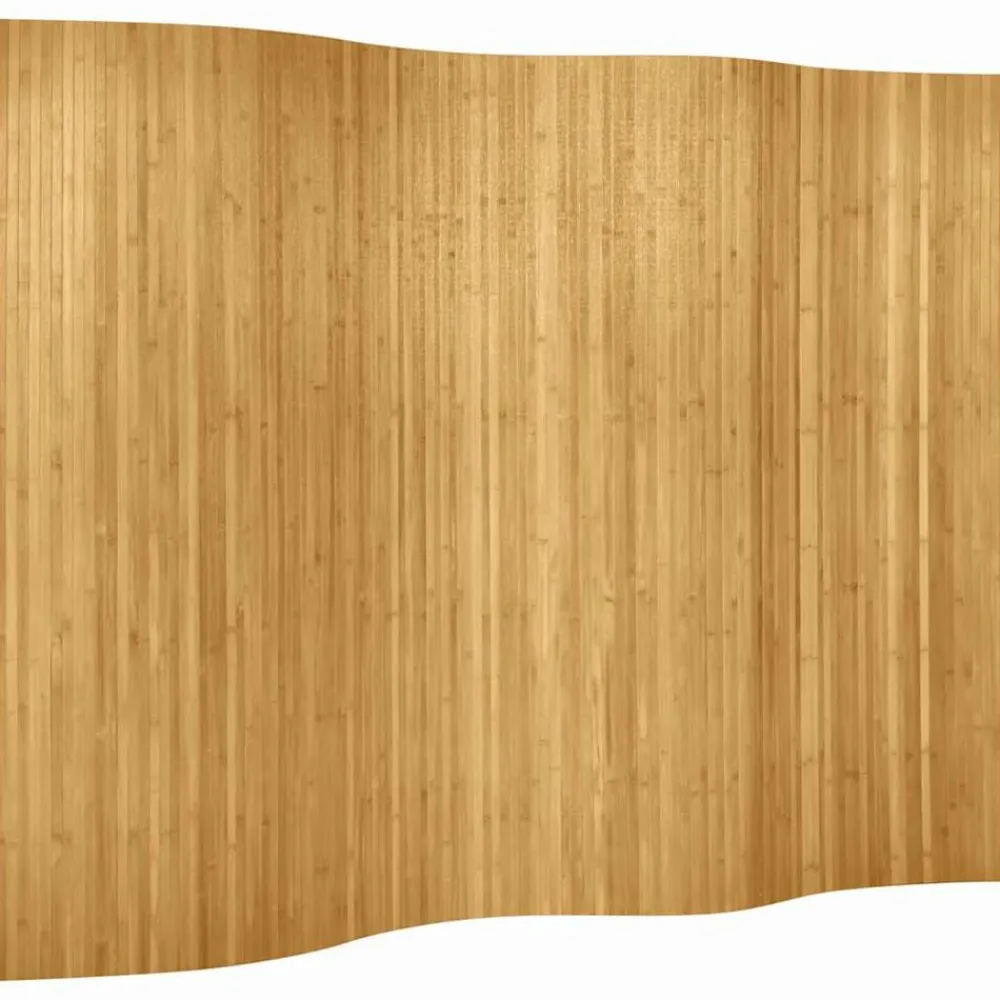 vidaXL Biombo divisor bambú ancho 250 cm alto 165 cm Natural New