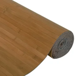 vidaXL Biombo divisor de bambú marrón ancho 250 cm alto 165 cm Marrón