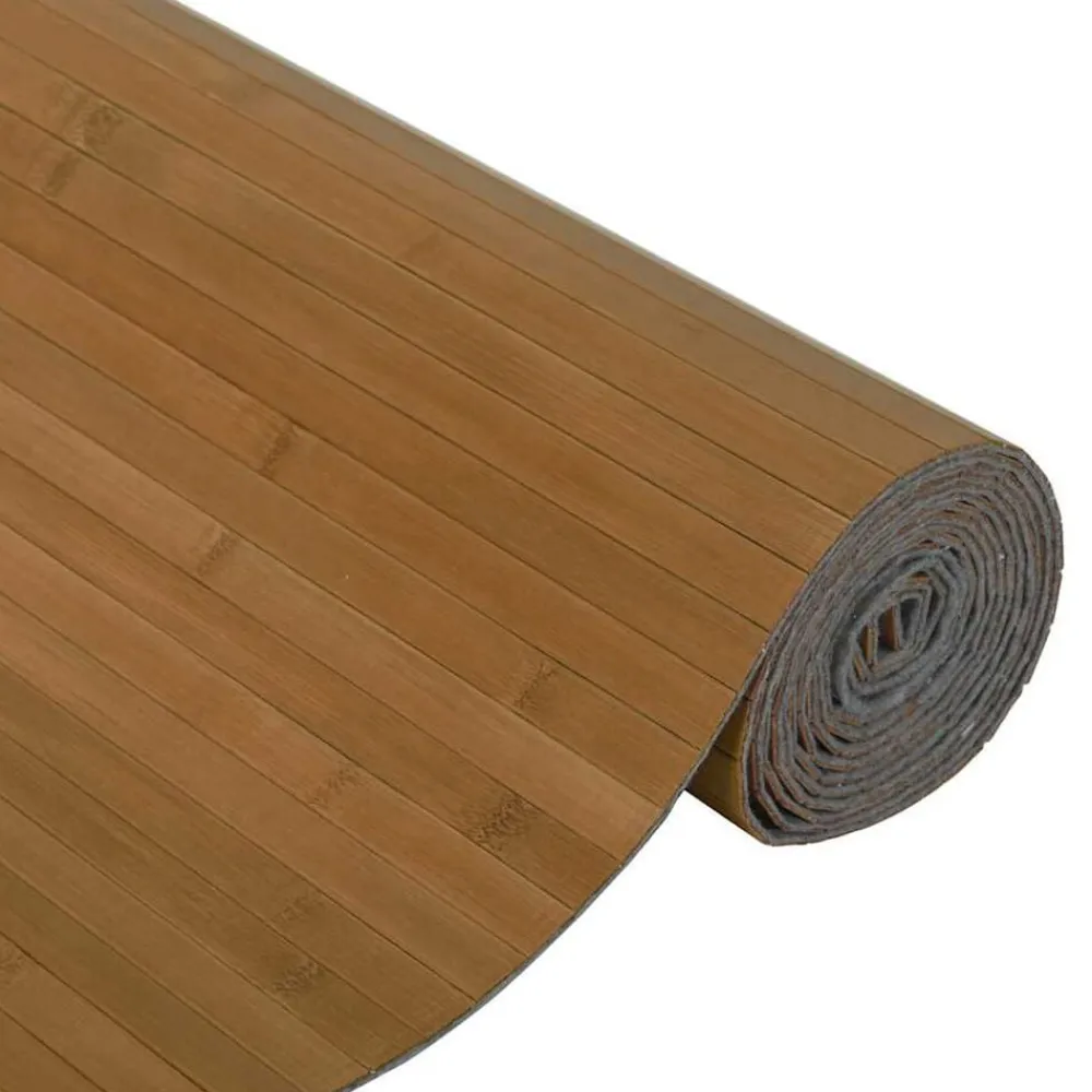 vidaXL Biombo divisor de bambú marrón ancho 250 cm alto 165 cm Marrón
