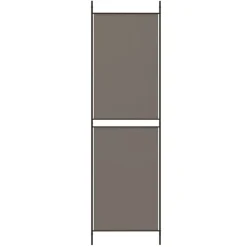 vidaXL Biombo divisor de 3 paneles de tela gris 150x180 cm Antracita Best