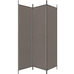 vidaXL Biombo divisor de 3 paneles de tela gris 150x220 cm Antracita Online