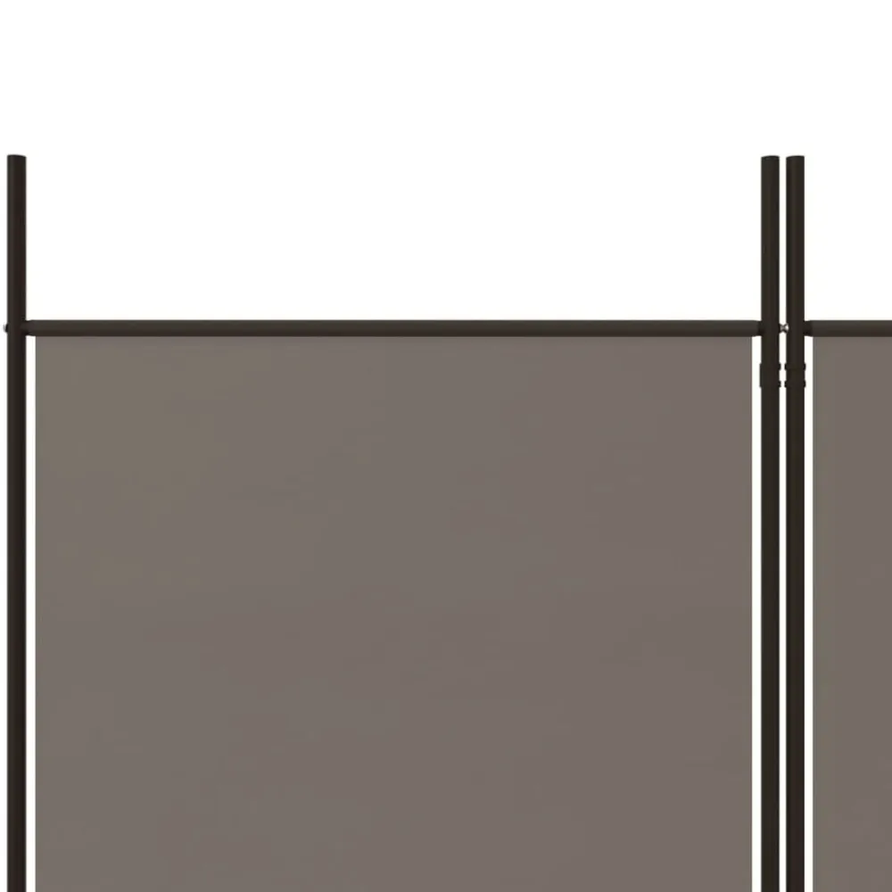 vidaXL Biombo divisor de 3 paneles de tela gris 150x220 cm Antracita Online