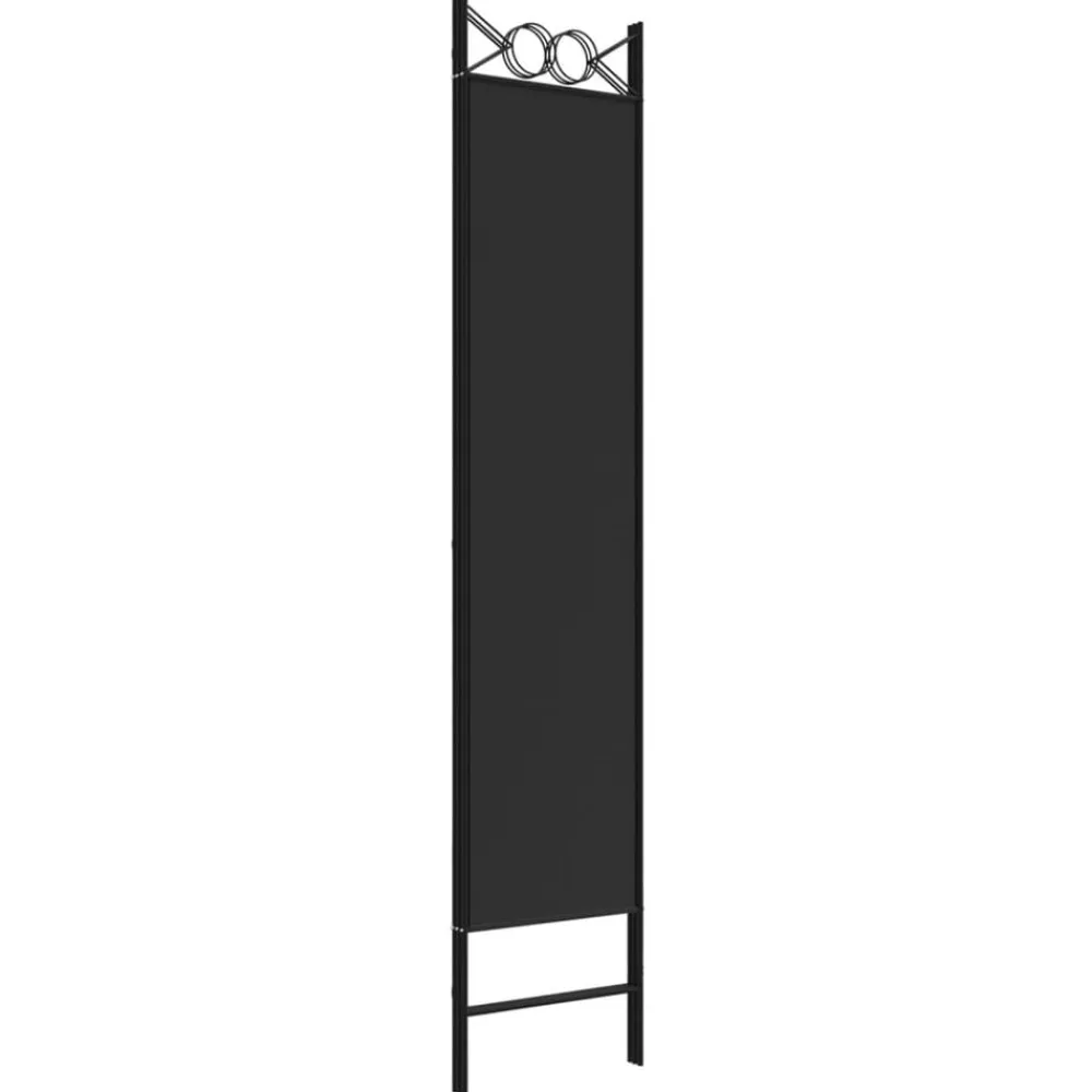 vidaXL Divisores De Ambientes-Biombo divisor de 3 paneles de tela 120x200 cm