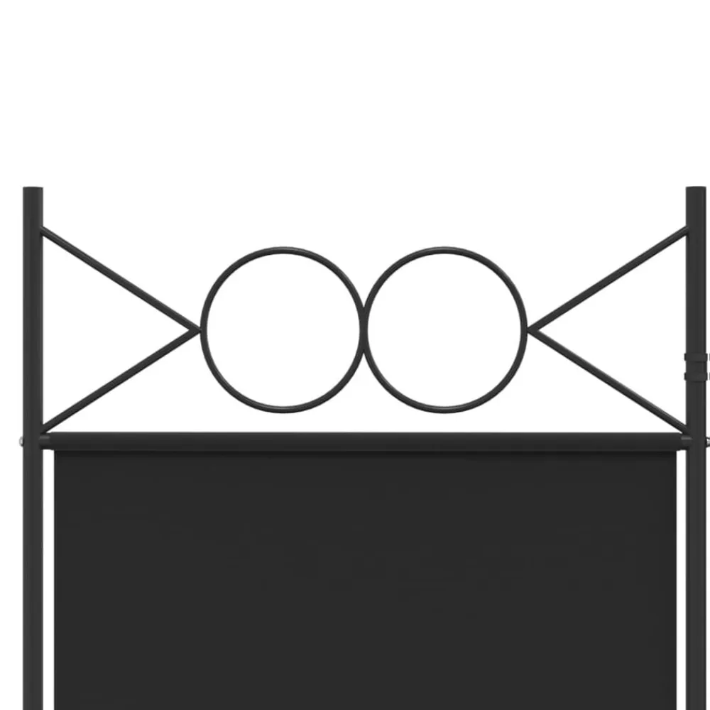 vidaXL Divisores De Ambientes-Biombo divisor de 3 paneles de tela 120x200 cm