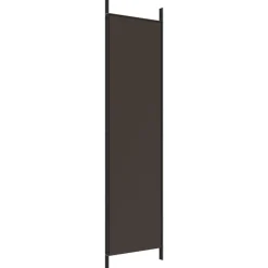vidaXL Biombo divisor de 3 paneles de tela marrón 150x200 cm Marrón Hot