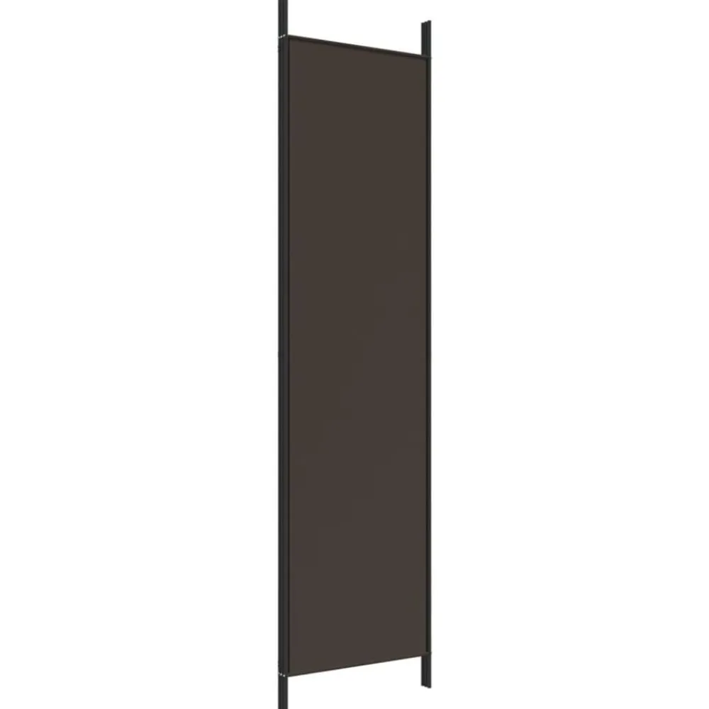 vidaXL Biombo divisor de 3 paneles de tela marrón 150x200 cm Marrón Hot