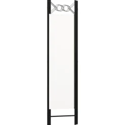 vidaXL Biombo divisor de 3 paneles 120x180 cm Blanco Discount