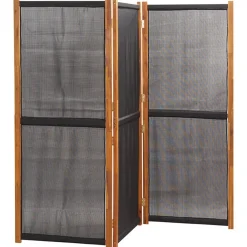 vidaXL Divisores De Ambientes-Biombo divisor de 3 paneles 210x180 cm