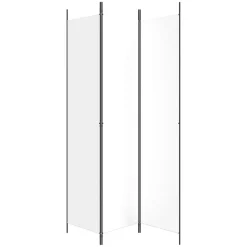 vidaXL Divisores De Ambientes-Biombo divisor de 3 paneles de tela 150x220 cm