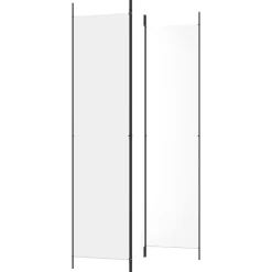 vidaXL Divisores De Ambientes-Biombo divisor de 3 paneles de tela 150x220 cm
