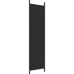 vidaXL Divisores De Ambientes-Biombo divisor de 3 paneles de tela 150x200 cm