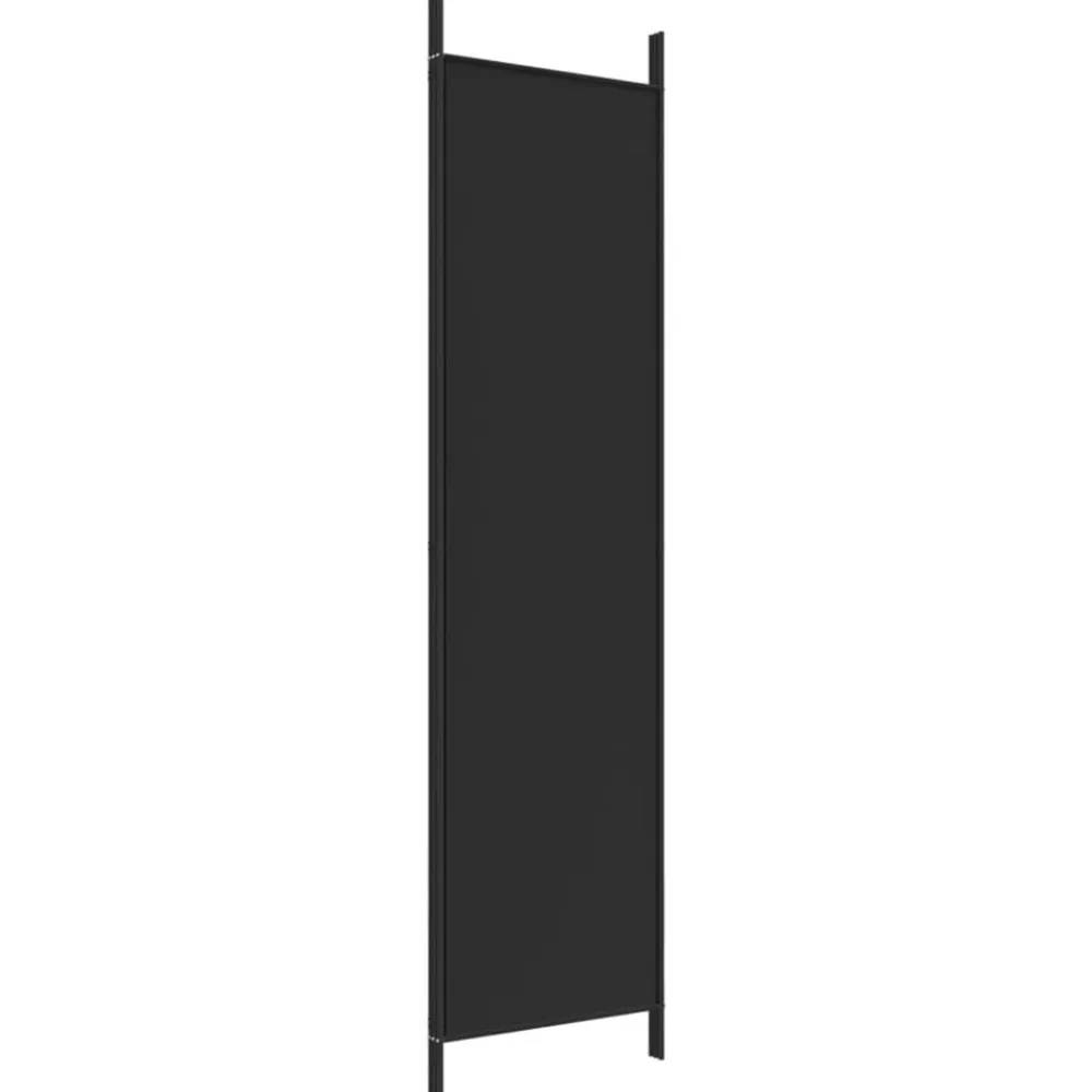 vidaXL Divisores De Ambientes-Biombo divisor de 3 paneles de tela 150x200 cm