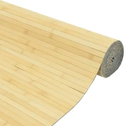 vidaXL Divisores De Ambientes-Biombo divisor de bambú color ancho 400 cm alto 165 cm