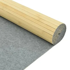 vidaXL Divisores De Ambientes-Biombo divisor de bambú color ancho 400 cm alto 165 cm