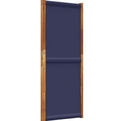 vidaXL Biombo divisor de 3 paneles 210x180 cm Azul oscuro Outlet