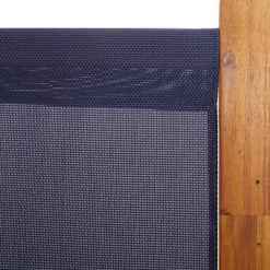 vidaXL Biombo divisor de 3 paneles 210x180 cm Azul oscuro Outlet
