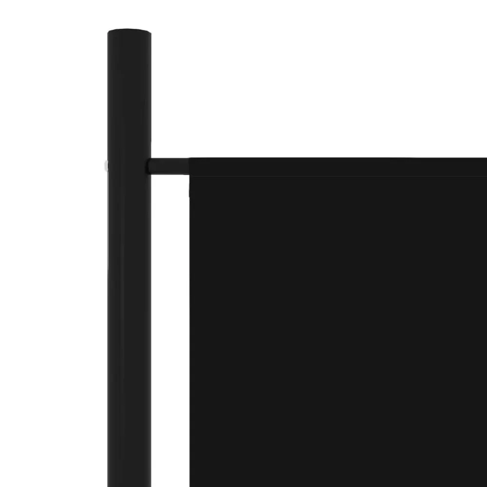 vidaXL Biombo divisor de 3 paneles 150x180 cm Negro Outlet