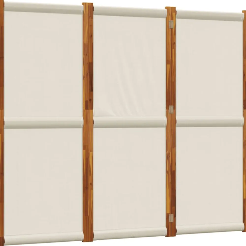 vidaXL Divisores De Ambientes-Biombo divisor de 3 paneles 210x180 cm