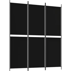vidaXL Divisores De Ambientes-Biombo divisor de 3 paneles de tela 150x180 cm