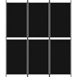 vidaXL Divisores De Ambientes-Biombo divisor de 3 paneles de tela 150x180 cm