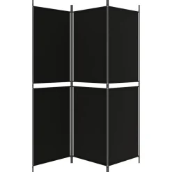 vidaXL Divisores De Ambientes-Biombo divisor de 3 paneles de tela 150x180 cm