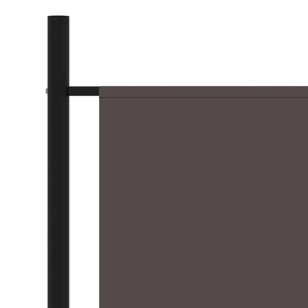 vidaXL Divisores De Ambientes-Biombo divisor de 1 panel gris 175x180 cm