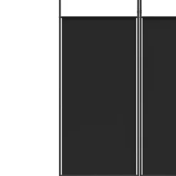 vidaXL Biombo divisor de 3 paneles de tela 150x220 cm Negro Discount