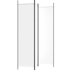 vidaXL Divisores De Ambientes-Biombo divisor de 3 paneles de tela 150x200 cm