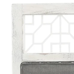 vidaXL Divisores De Ambientes-Biombo divisor de 3 paneles de tela gris 105x165 cm