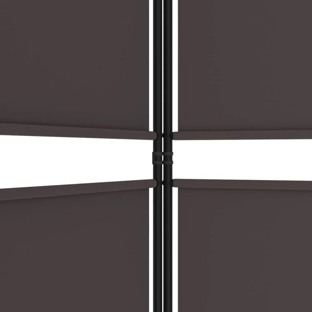 vidaXL Biombo divisor de 5 paneles de tela marrón 250x200 cm Marrón Best